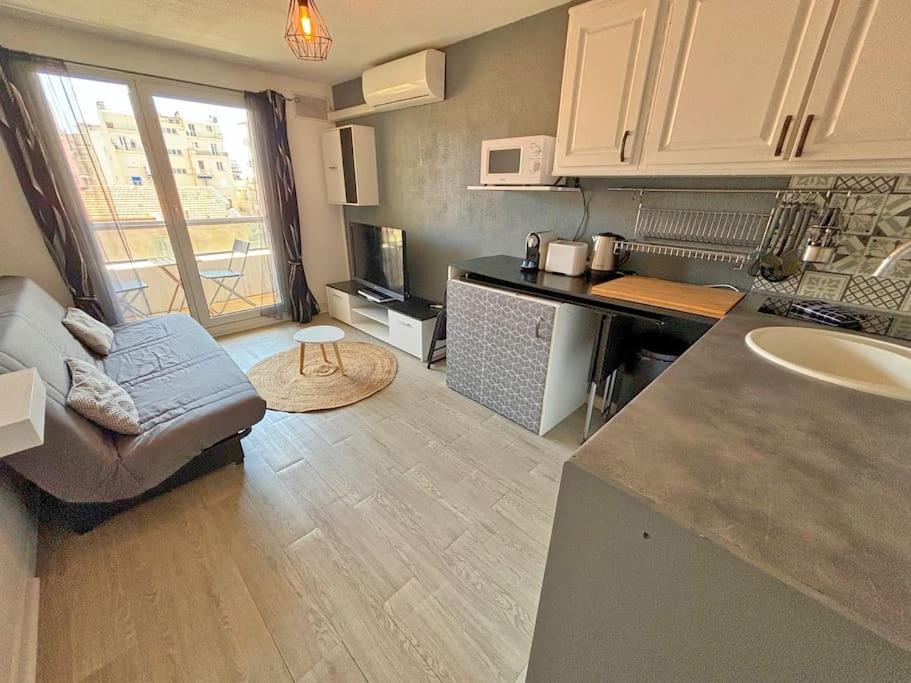 Appartement 2P Terrasse - Clim Ница Екстериор снимка